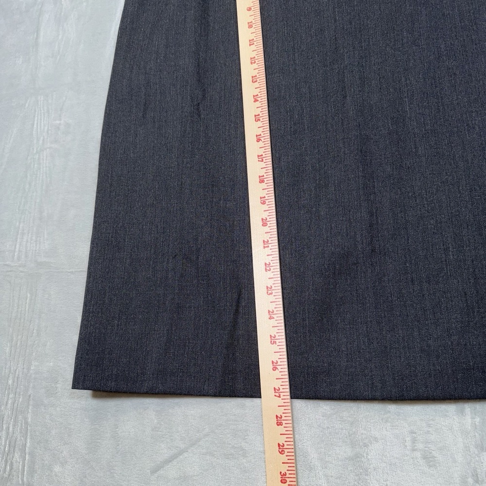 Pendleton Wool Skirt Women's 22W All Wool Dark Gray Pencil Skirt Lined Plus Size - Picture 10 of 12